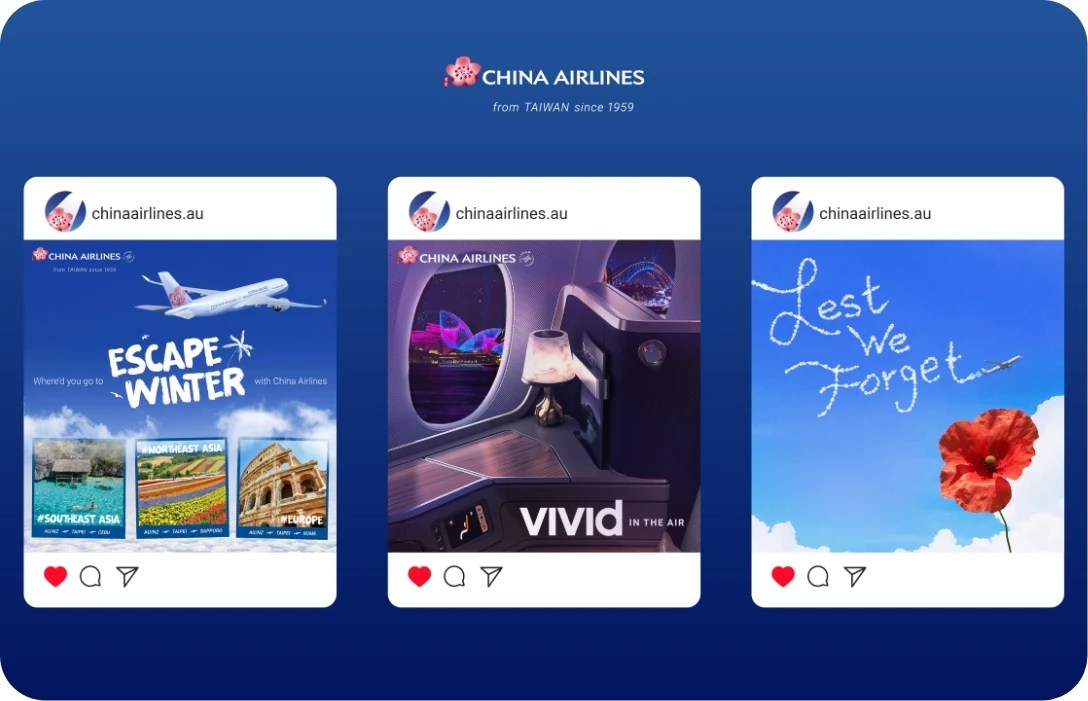 Digital Marketing Agency Skyfield Marketing X China Airlines Social Media