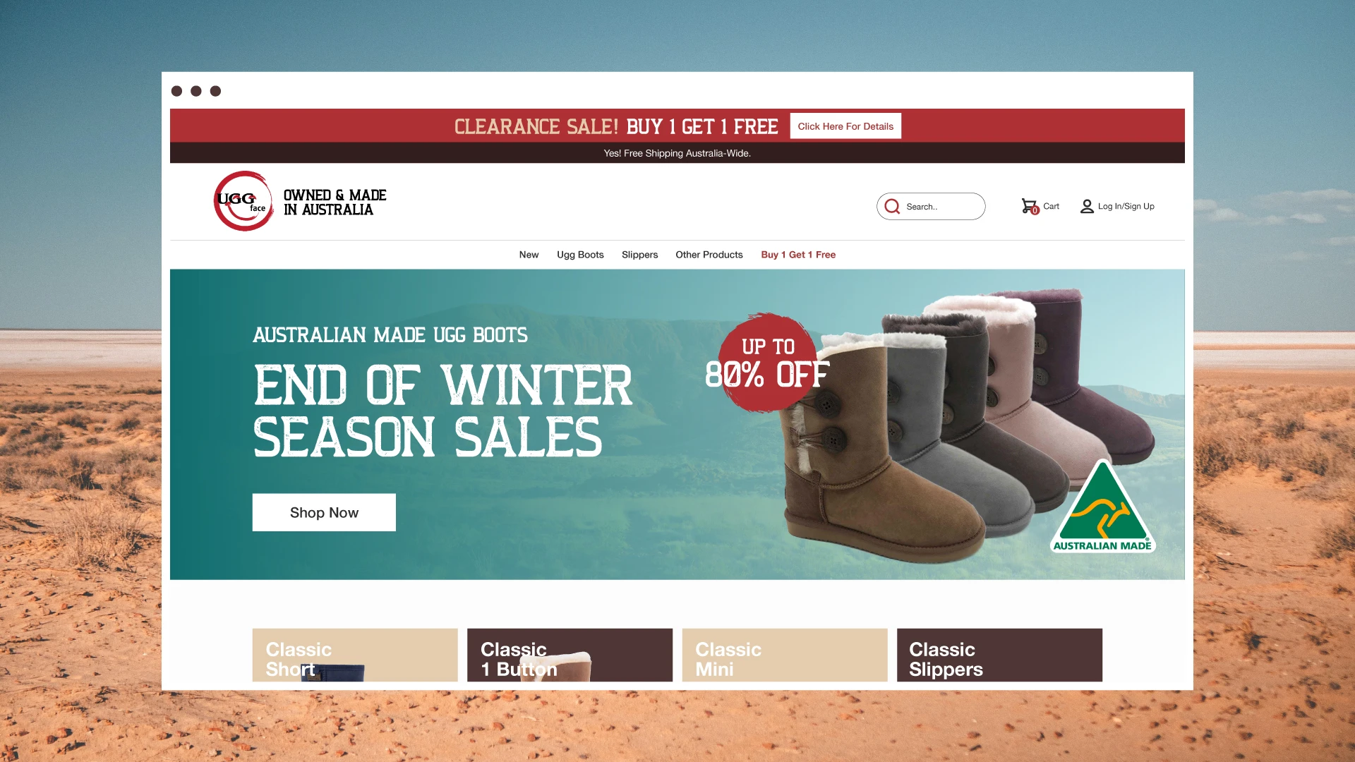 UGG Face - Marketing Work By Skyfield Co