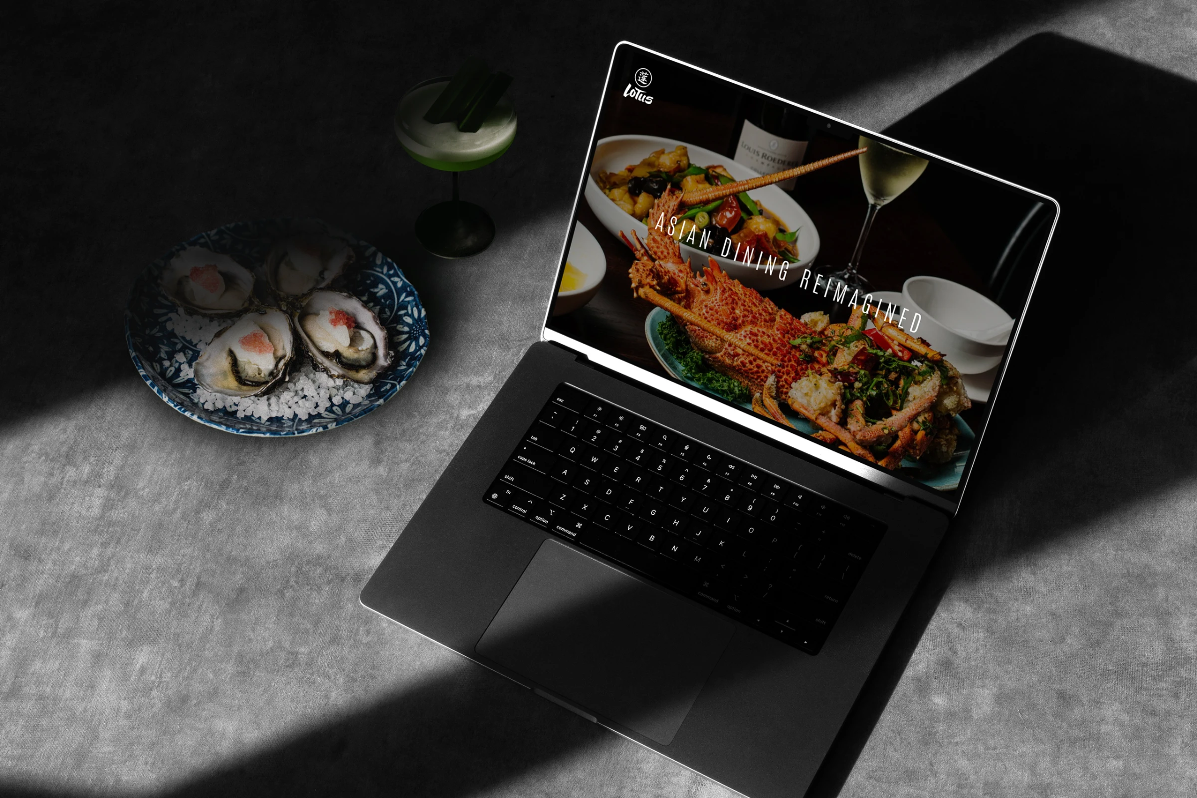 Lotus Dining Website: Work by Skyfield Co