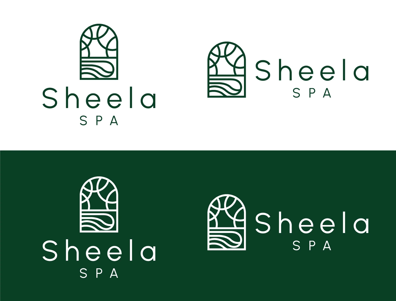 Sheela Spa Logo: Work by Skyfield Co